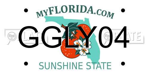 GGLY04 Florida License Plate