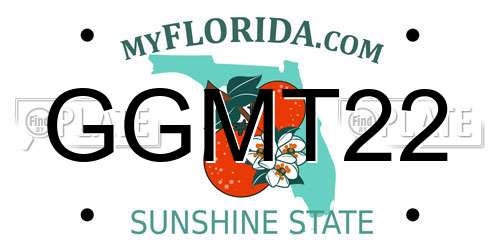 GGMT22 Florida License Plate