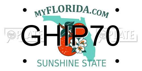 GHIP70 Florida License Plate