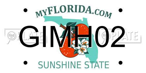 GIMH02 Florida License Plate