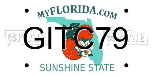 GITC79 Florida License Plate