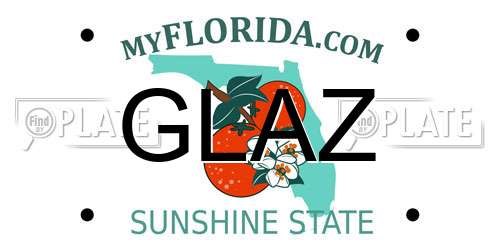 GLAZ Florida License Plate