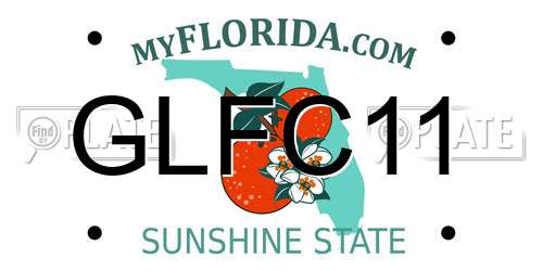 GLFC11 Florida License Plate