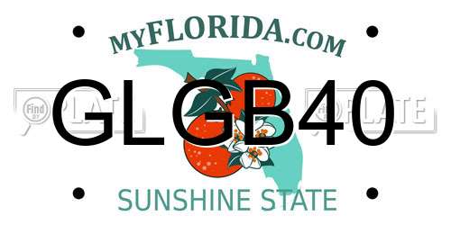 GLGB40 Florida License Plate