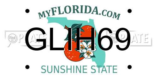GLIH69 Florida License Plate