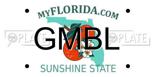 GMBL Florida License Plate