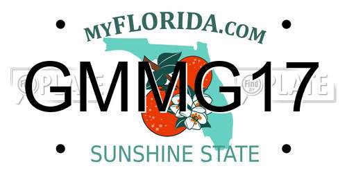GMMG17 Florida License Plate
