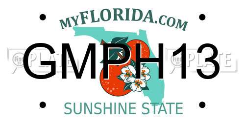 GMPH13 Florida License Plate
