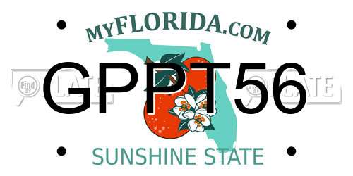 GPPT56 Florida License Plate
