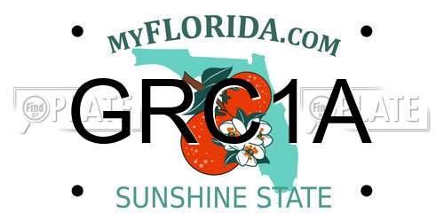 GRC1A Florida License Plate