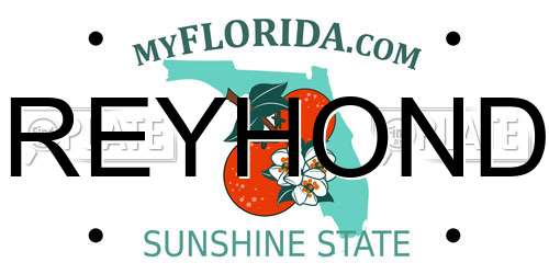 GREYHONDA Florida License Plate