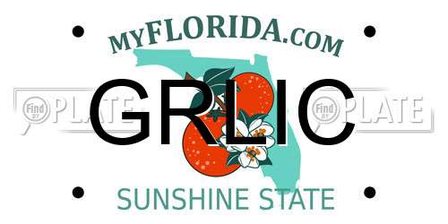 GRLIC Florida License Plate
