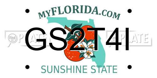 GS2T4I Florida License Plate