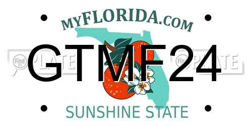GTMF24 Florida License Plate