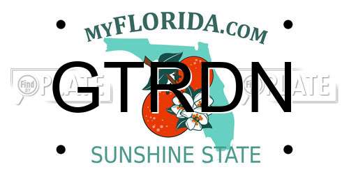 GTRDN Florida License Plate