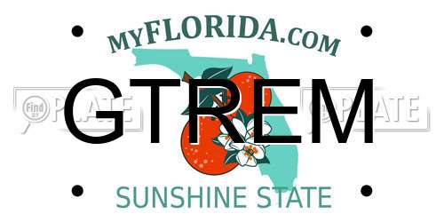 GTREM Florida License Plate
