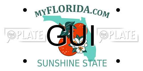 GUI Florida License Plate