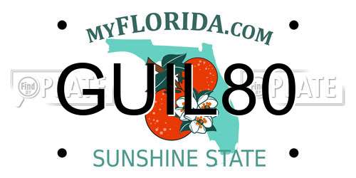 GUIL80 Florida License Plate