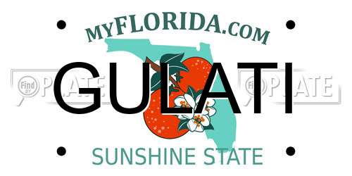 GULATI Florida License Plate