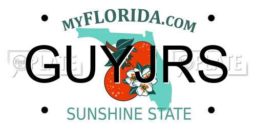 GUYJRS Florida License Plate
