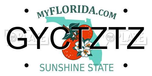 GYCTZTZ Florida License Plate
