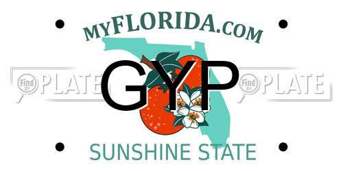 GYP Florida License Plate