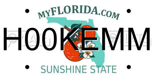 H00KEMM Florida License Plate