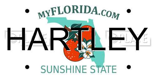 HARTLEY Florida License Plate