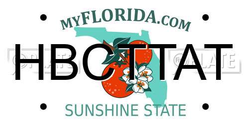 HBCTTAT Florida License Plate