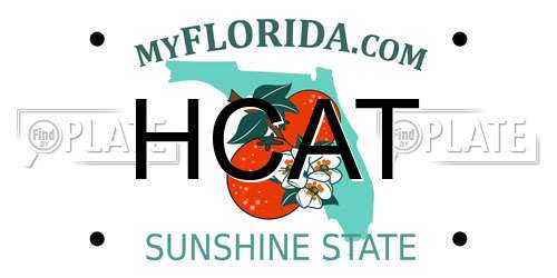 HCAT Florida License Plate