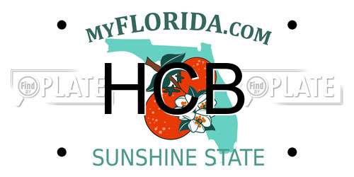 HCB Florida License Plate