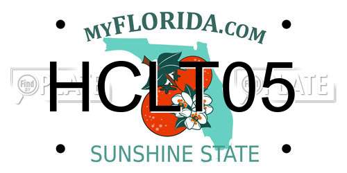 HCLT05 Florida License Plate