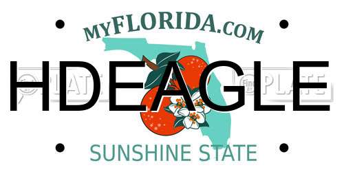 HDEAGLE Florida License Plate