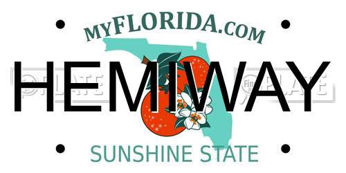 HEMIWAY Florida License Plate