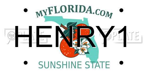 HENRY1 Florida License Plate