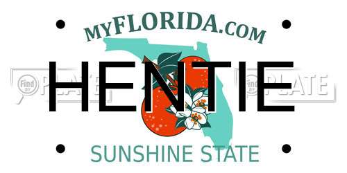HENTIE Florida License Plate