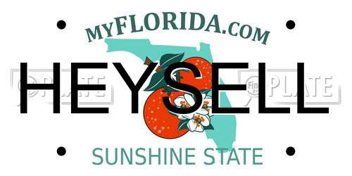 HEYSELL Florida License Plate