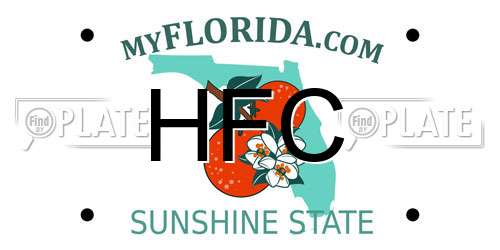 HFC Florida License Plate