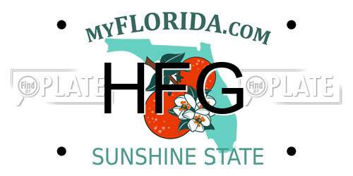 HFG Florida License Plate
