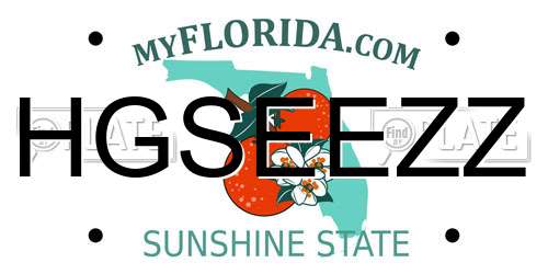 HGSEEZZ Florida License Plate