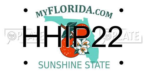 HHIP22 Florida License Plate