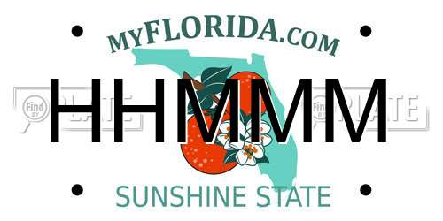 HHMMM Florida License Plate