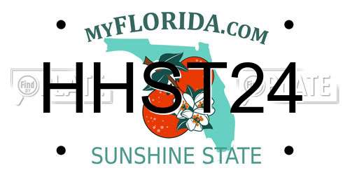 HHST24 Florida License Plate