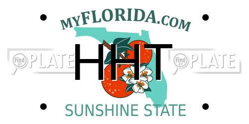 HHT Florida License Plate