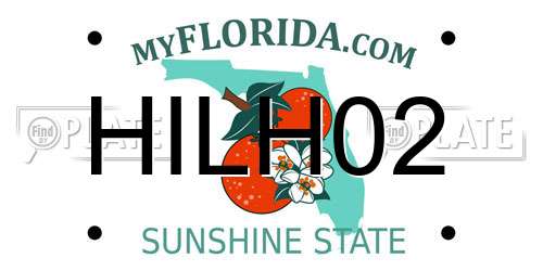 HILH02 Florida License Plate