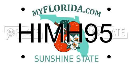 HIMH95 Florida License Plate