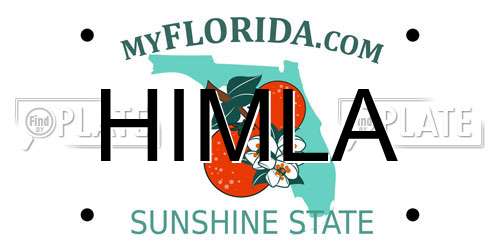 HIMLA Florida License Plate