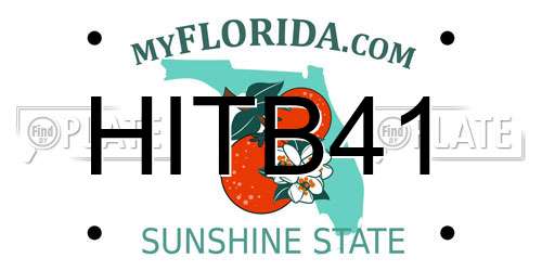 HITB41 Florida License Plate