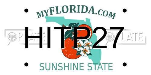 HITP27 Florida License Plate