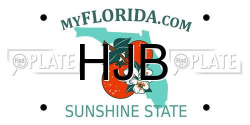 HJB Florida License Plate
